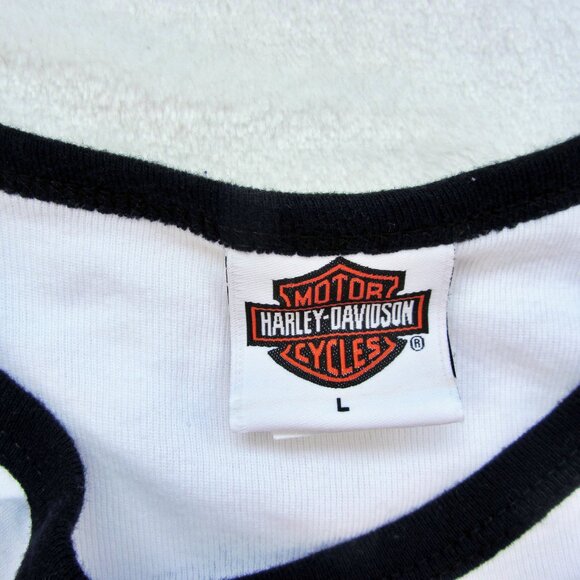 Harley-Davidson Top with Eagle Embellishment Size Large - Picture 4 of 11